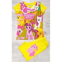 Костюм для девочки (футболка+шорты),  5 лет