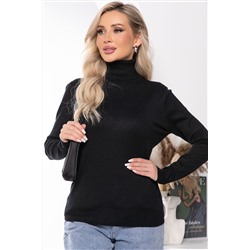 Водолазка Зимняя история (черная) Б14537-20М