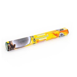 CINNAMON COCONUT Premium Incense Sticks, Zed Black (КОРИЦА КОКОС премиум благовония палочки, Зед Блэк), уп. 20 палочек.