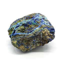 Коллекционный камень азурмалахит 70*60*55мм, 228г