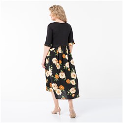 Платье, трикотаж, черный