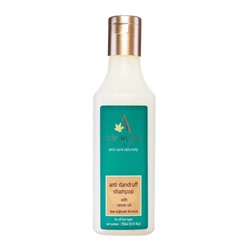 ANTI DANDRUFF SHAMPOO with neem oil, Aaranyaa (ШАМПУНЬ ПРОТИВ ПЕРХОТИ с маслом нима, Аараньяа), 250 мл. - СРОК ГОДНОСТИ ДО 31 ИЮЛЯ 2025 ГОДА