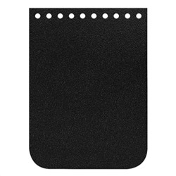Кожа - Крышка-клапан мини 11 х 15 см. Royal black