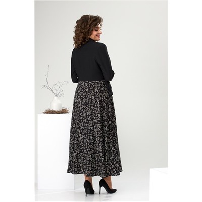 Romanovich Style 1-2468 черный/зигзаг, Платье