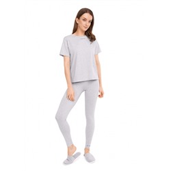 CLE LL11-300/1у Лосины жен.длинные (Цветная база), меланж св.серый, Таблица размеров на женскую одежду «ЭЙС», «ТЕТ-а-ТЕТ» и «CLEVER WEAR» из трикотажа, Таблица размеров на женскую обувь