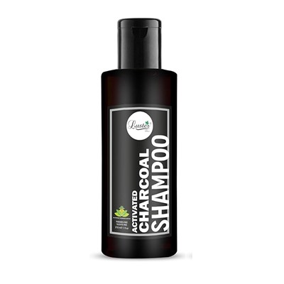 Activated CHARCOAL Shampoo, Luster (Активированный УГОЛЬ шампунь для волос, Ластер), 210 мл.