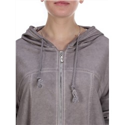 881 BROWN Худи длинное женское (95% хлопок, 5% полиэстер) размер 56