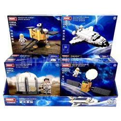 Конструктор Космос 8 шт в блоке C0834, C0834