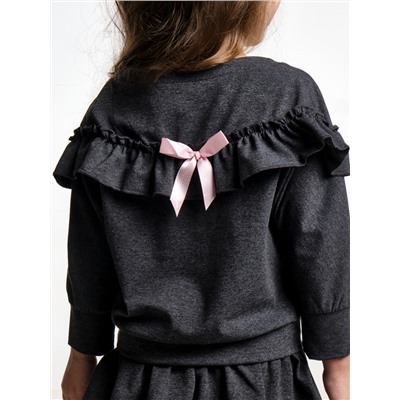 Футболка (джемпер) UD 6944 черн. меланж