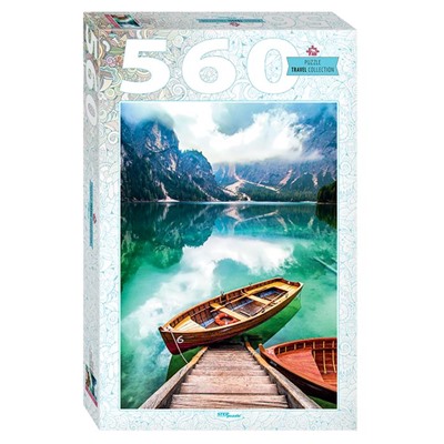 Пазлы 560 Италия. Озеро Брайес (50*34,5 см) 78108