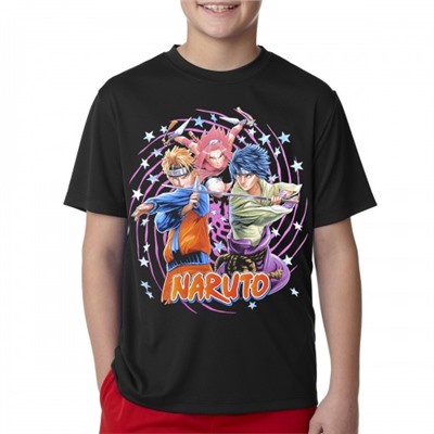 Футболка подростковая "Naruto" (спираль)