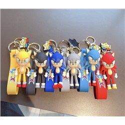 Брелок большой силиконовый с карабином SONIC Соник в ассортименте br_sonic2, br_sonic2