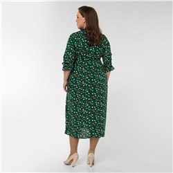 Платье, текстиль, зеленый