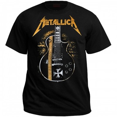 Футболка "Metallica" (черная гитара)