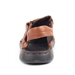 P2311-11 BROWN Сандалии мужские (натуральная кожа) размер