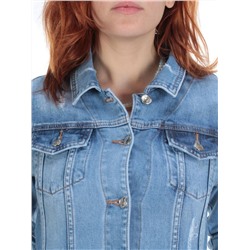TB105 BLUE Куртка джинсовая женская (95% хлопок, 5% стрейч) размер S - 42/44 российский