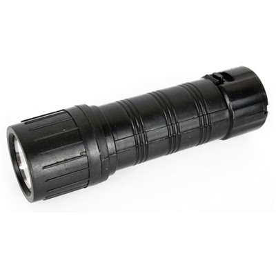 Фонарик на батарейках ULTRA FLASH 7102-ТН (1LED,3*R3, 1режим) черный