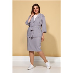 ALEZA 1035 лиловый, Юбка,  Жакет,  Топ