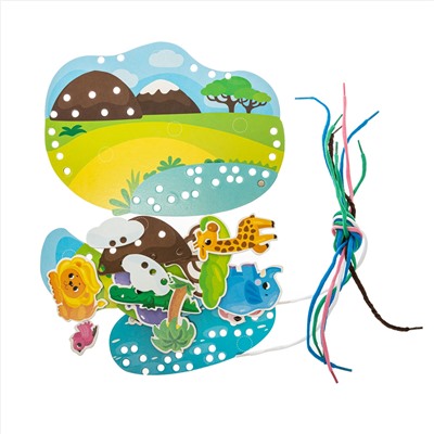 Шнуровки и липучки. «Сафари» BABY TOYS