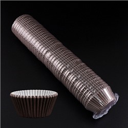 Капсулы бумажные Коричневые 50*35 мм, 1000 шт