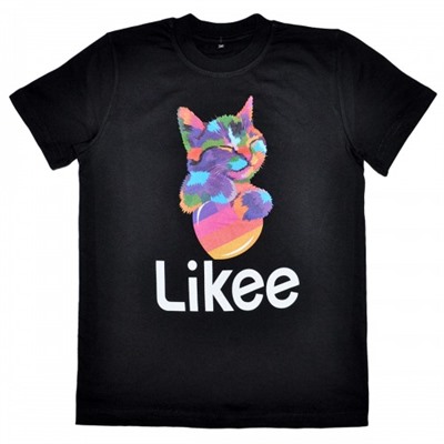 Футболка подростковая "Likee Cat"
