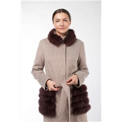 02-2948 Пальто женское утепленное (пояс)