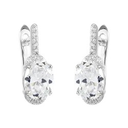 Серьги из серебра куб.циркон., МЦВ688