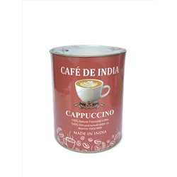 Cafe De India CAPPUCCINO, Bharat Bazaar (100% Натуральный растворимый кофе СО ВКУСОМ КАППУЧЧИНО, Бхарат Базаар), 100 г.