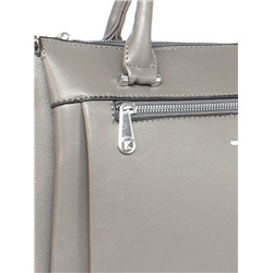 Сумка женская искусственная кожа Kenguluna-21000-2,  1отд+карм/пер,  плечевой ремень,  серый SALE 256932