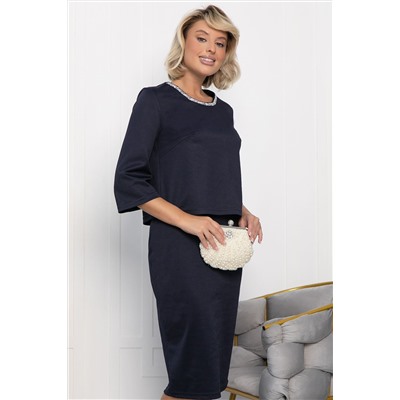 Костюм Леди люкс (синий) К14047-10М