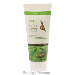 Пенка для умывания Farm Stay Snail Pure Cleansing Foam с муцином улитки 180мл