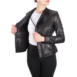 355 BLACK Куртка кожаная женская размер M - 44 российский