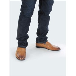 C153-3 BROWN Полуботинки мужские (натуральная кожа) размер