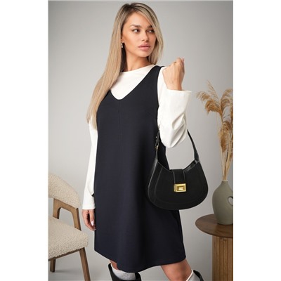 Женское офисное платье - сарафан Happyfox