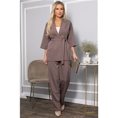 Костюм брючный Скрипка (кофе с молоком) К14376-12М