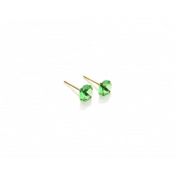 Серьги-гвоздики PR1469 -5 салат