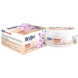 KESAR CREAM Sri Sri Tattva (Крем с шафраном, увлажняет, защищает, придает сияние коже, Шри Шри Таттва), 100 г.