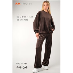 Женский велюровый костюм оверсайз Happyfox