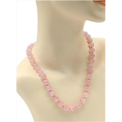 Бусы из Розового кварца шарик 10мм, 51см, 61г