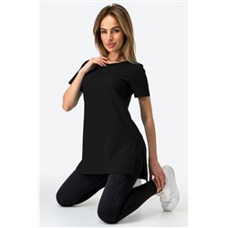 Женская удлиненная футболка с разрезами Happyfox