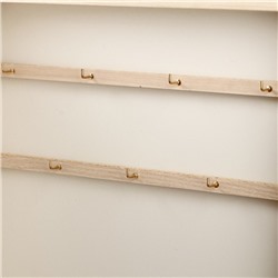 Ключница  "Яхта у причала" молочный дуб 26х31 см