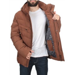 J8265 BROWN Куртка мужская зимняя NEW B BEK (150 гр. холлофайбер) размеры 46-48-50-52-54