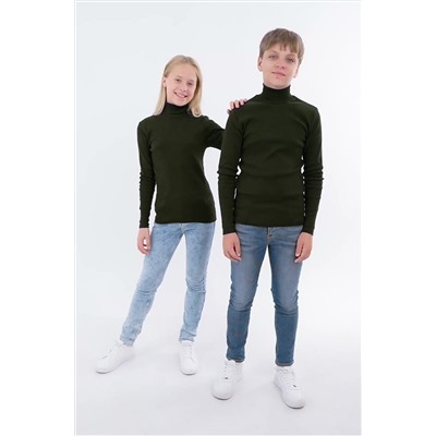 Детская базовая водолазка в рубчик Happyfox