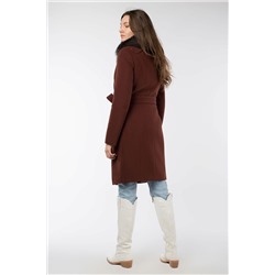 02-3009 Пальто женское утепленное (пояс)