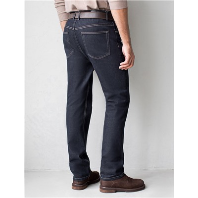 Брюки из плотного денима с эластаном