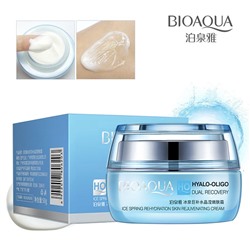 Гиалуроновый крем с молекулами Hualo-Oligo двойное увлажнение Bioaqua, 50 гр.