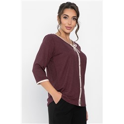 Блуза трикотажная Вишенка (ягодная) Б14258-18М