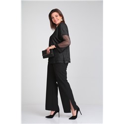 Michel chic 1326 черный-сетка, Брюки,  Джемпер