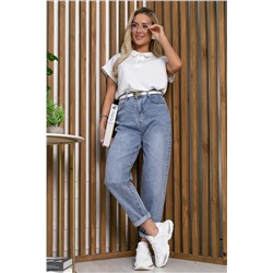 Джинсы Ты на высоте (серо-голубые) Б13278-4М