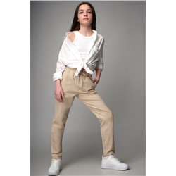 Льняные брюки для девочки Happyfox